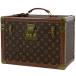  Louis * Vuitton Louis Vuittonbo ватт farumasi- косметика кейс ящик для косметики багажник монограмма Brown M21826 женский б/у 