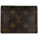  Louis * Vuitton Louis Vuittonjapon солнечный ga бассейн футляр для визитных карточек чехол для пропуска чехол для пропуска монограмма Brown M60530 женский б/у 