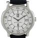  BVLGARY BVLGARI Solotempo ST35S наручные часы SS кожа кварц белый мужской б/у 