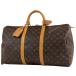  Louis * Vuitton Louis Vuitton ключ poru50 ручная сумочка путешествие командировка бизнес сумка "Boston bag" монограмма Brown M41426 женский б/у 