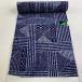  ткань super товар мужчина кимоно юката геометрический рисунок темно синий хлопок б/у 