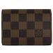  Louis * Vuitton Louis Vuitton Anne veropkarutodu vi jito футляр для визитных карточек футляр для карточек Damier Brown N62920 женский б/у 