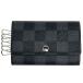  Louis * Vuitton Louis Vuittonmyurutikre6 ключ inserting брелок для ключа чехол для ключей Damier gla Fit черный N62662 мужской б/у 