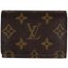  Louis * Vuitton Louis Vuitton Anne veropkarutodu vi jito карта inserting визитная карточка кейс футляр для карточек монограмма Brown M62920 женский б/у 