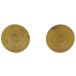  Hermes HERMES Serie серьги монета раунд круглый серьги GP Gold женский б/у 
