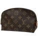  Louis * Vuitton Louis Vuitton небольшая сумочка cosme tik макияж cosme косметичка монограмма Brown M47515 женский б/у 