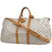  Louis * Vuitton Louis Vuitton ключ poru частота lie-ru55 путешествие командировка сумка "Boston bag" Damier azur белый N41429 женский б/у 