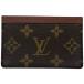  Louis * Vuitton Louis Vuittonporutokarutosa-n тянуть карта inserting чехол для проездного билета ходить на работу посещение школы футляр для карточек монограмма Brown M61733 женский б/у 