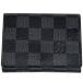  Louis * Vuitton Anne veropkarutodu vi jito футляр для визитных карточек карта inserting Damier gla Fit черный N63338 б/у наличие один .