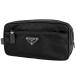  Prada PRADA Logo plate ручная сумочка нейлон Nero ( черный ) 2NA819 мужской б/у 