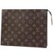  Louis * Vuitton Louis Vuittonposhuto трещина 26 клатч косметичка монограмма Brown M28264 женский б/у 