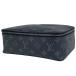  Louis * Vuitton Louis Vuitton Cube du Ran jumonMM дорожная сумка монограмма Eclipse черный M44698 мужской б/у 