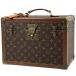  Louis * Vuitton Louis Vuittonbo ватт farumasi- косметика кейс ящик для косметики багажник монограмма Brown M21826 женский б/у 