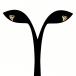  Star Jewelry STAR JEWELRY в форме сердечка YG желтое золото серьги K18 женский б/у 