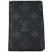  Louis * Vuitton Louis Vuitton бур nai The -duposhu футляр для карточек монограмма Eclipse nowa-ru( черный ) M61696 мужской б/у 