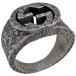  Gucci GUCCIala Beth k кольцо Inter locking G 19 номер серебряный 925 серебряный женский б/у наличие один .