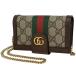  Gucci GUCCI off .tiaGG цепь смартфон кейс iPhone7/8 кейс для мобильного телефона покрытие парусина кожа Brown 523163 женский б/у 