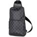  Louis * Vuitton Louis Vuittonave новый sling сумка сумка "body" Damier gla Fit nowa-ru( черный ) N41719 мужской б/у 