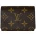  Louis * Vuitton Anne veropkarutodu vi jito футляр для карточек чехол для пропуска монограмма Brown M62920 б/у наличие один .