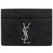  солнечный rolan SAINT LAURENT футляр для карточек чехол для пропуска замша черный женский б/у 