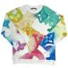  Louis * Vuitton Louis Vuitton вода цвет монограмма спортивная фуфайка tops хлопок нейлон белый многоцветный мужской б/у 
