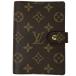  Louis * Vuitton Louis Vuitton Agenda PM блокнот * обложка для книги органайзер монограмма Brown R20005 женский б/у 