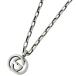  Gucci GUCCI колье Inter locking G серебряный 925 серебряный женский б/у 