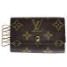  Louis * Vuitton Louis Vuittonmyurutikre6 чехол для ключей брелок для ключа ключ крюк монограмма Brown M62630 женский б/у 