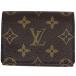  Louis * Vuitton Louis Vuitton Anne veropkarutodu vi jito футляр для карточек чехол для пропуска монограмма Brown M62920 женский б/у 