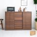  cabinet width 120cm 2. outlet attaching with casters . chest cupboard .. shape sliding door storage drawer drawer storage wooden slim Northern Europe natural stylish 