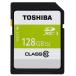 TOSHIBA SDXC карта 128GB Class10 UHS-I соответствует ( максимальный пересылка скорость 40MB/s) SDAR40N128G