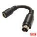 DC штекер DC Jack размер конверсионный адаптор коннектор наружный диаметр 5.5mm внутренний диаметр 2.1mm - KYCON KPPX-4P кабель имеется min well 