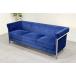 #AIDEC MODERN/ I tek современный #PASCAL-3S 3 местный . диван одна сторона гора правильный через дизайн замша темно-синий серия * Saitama отправка *