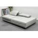 #Minotti/ рубец ti#LAWRENCE/ Lawrence система диван подставка для ног кожа серый / оттенок бежевого высококлассный elegant * Saitama отправка *