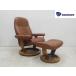 #EKORNES eko -nes#Stressless -тактный отсутствует отсутствует стул Consul темно синий обезьяна наклонный вращение диван подставка для ног комплект S размер 
