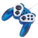 [ бесплатная доставка ][ б/у ]PC Sanwa Supply USB игра накладка ( прозрачный голубой ) JY-P58UCBL
