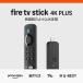 Amazon Fire TV Stick 4K Plus ��2���� �X�g���[�~���O���f�B�A�v���[���[ Alexa�Ή������F�������R���t 16GB Wi-Fi 6E�Ή� 4K Ultra HD �ŐV���f�� �A�}�]��