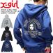  X-girl X-girl Parker женский Zip выше ARCH LOGO AND FACE PATCH ZIP UP SWEAT HOODIE тренировочный 105263012008