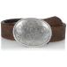 Nocona Belt Co. Men's Basic Floral Buckle Medium Brown 32