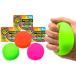 JA-RU Stretchy Dough Ball Squishy Toys (3 Pack ) Neon Color Sensory Fidget Toys for Kids. Stress Relief Hand Therapy. Of