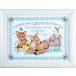 Design Works Crafts Counted Cross Stitch Woodland Baby Sampler 12 by 13 inches white