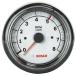 Actron Bosch SP0F000020 Sport II 3-3/8 Tachometer (White Dial Face Chrome Bezel)