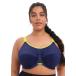 Elomi Women's Plus-Size Energise Underwire Sport Bra Navy 42G