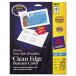 Avery Clean Edge Business Card - 2 x 3.5 - Glossy - 200 / Pack - White