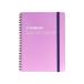 Delfonics Rollbahn Spiral Classic Notebooks: 6-1/2 in. x 8-1/2 in. (Light Purple) / A5 notebook