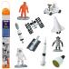 Safari Ltd Space TOOB With 10 Out Of-This-World Toy Figurines Including 2 Astronauts 1 Space Chimp 6 Space Craft And Mor