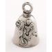 Guardian Bell Sport Bike Tricks Good Luck Bell w/Keyring & Black Velvet Gift Bag | Motorcycle Bell | Lead-Free Pewter |