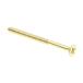 Prime-Line 9036327 Wood Screw Flat Head Phillips #12 X 3 in Solid Brass Pack of 25