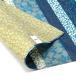 Furoshiki- Japanese Traditional Wrapping Cloth (Kyoto-Stripe: Blue/Olive Green)