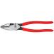 Knipex 09 11 240 9.5-Inch Ultra-High Leverage Lineman's Pliers with Fish Tape Puller and Crimper